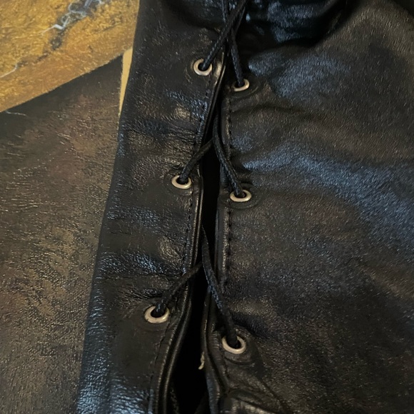 All American Rider Leather Vest Sz XXXL Harley-Davidson Patches Daytona 1994 - Picture 2 of 14